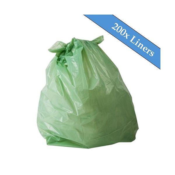 200 x Clear Refuse Sacks Bin Bags Industrial Business Household Waste 18x29 x 39 