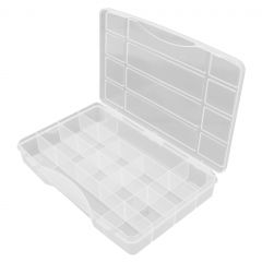 16 Compartment Transparent Accessories Organiser - Pack of 2