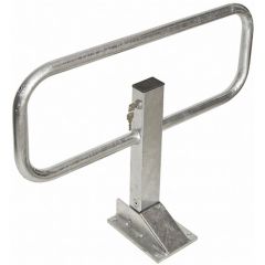 Commander Drop Down Frame Parking Post - Galvanised Finish - Sub-surface Fix
