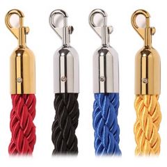 25mm Braided Rope with Slide Snap Ends - 1.8 Metre Length