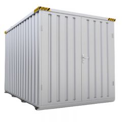 3m x 2m Flat Pack Storage Container with Double Wing Doors