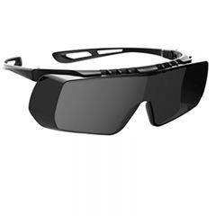 JSP Smoke Stealth™ Coverlite™ Overspec Safety Glasses - K Rated