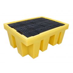 Single IBC Spill Pallet with Grate - 1100 Litre Sump Capacity