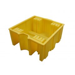 Single IBC Spill Pallet with No Deck - 1125 Litre Sump Capacity