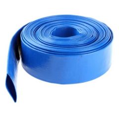 4" Blue PVC Layflat Delivery Hose - 100 Metre Coil