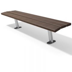 100% Recycled Plastic Sapo Backless Bench