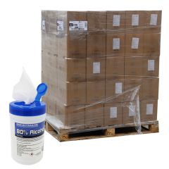 80% Alcohol Surface Disinfectant Wipes - x1080 Packs of 100 Wipes - Full Pallet