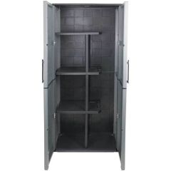 Industrial Utility Cupboard with 3 Half Shelves