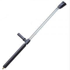 Zinc Plated Twin Pressure Wash Lance With Side Control Valve & Vented Grip - 250 Bar