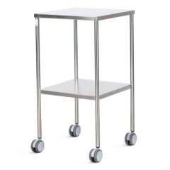Bristol Maid Steel Dressing Trolley with 450mm Flange Down Fixed Shelves
