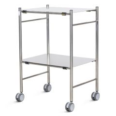Bristol Maid Stainless Steel Dressing Trolley with 600mm Removable Shelves