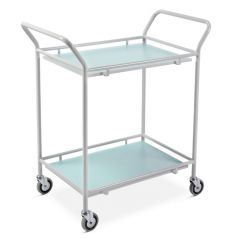Small General Purpose Trolley with 2 Laminate Shelves