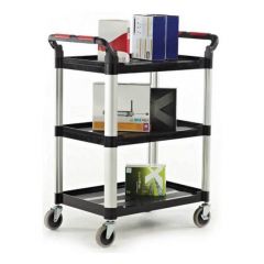 ProPlaz 3 Shelf Trolley - 150kg Capacity