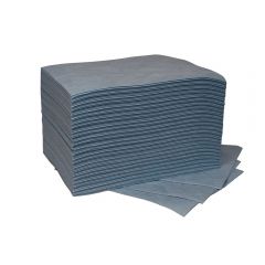 Economy Oil-Only Blue Absorbent Pads - 50cm x 40cm - Pack of 200