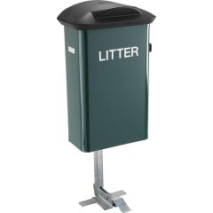 Pedal Operated Dog Waste Bin - 45 Litre