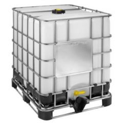 1000 Litre Reconditioned IBC - 75mm/3" Valve - Steel Pallet - Grade A