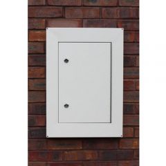 Large Front Fitting Aluminium Meter Overbox - 820 x 605 x 50mm