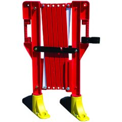 Titan Expander 3m Barrier with anti-trip feet - Red and white