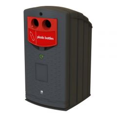 Envirobank Recycling Bin with Hole Apertures - 240 Litre