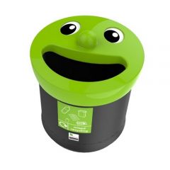 Novelty Smiley Face Litter Bin - 40 Litre
