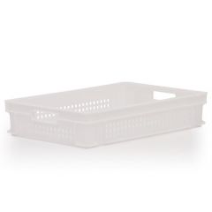 24L Euro Stacking Container - Perforated Sides & Base - 600 x 400 x 120mm