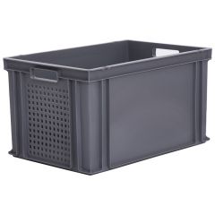 65L Euro Stacking Container - Perforated Ends - 600 x 400 x 325