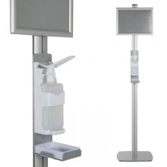 Freestanding Hand Sanitiser Dispenser Station - 1 Litre Capacity