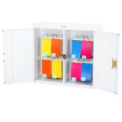 Double Door Steel Blister Pack Pharmacy Cabinet - 1000 x 300 x 900mm
