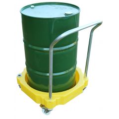 4 Wheeled Bunded Drum Dolly with Handle - 30 Litre 