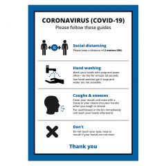 Infection Control A2 Poster - Office & Premises - Multipack
