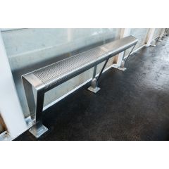 The Stand-up Stainless Steel Perch Bench