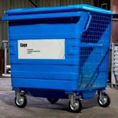 Taylor Continental Wheeled Cage Bin - 1100 Litre Capacity