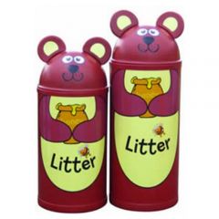 Animal Kingdom Bear Litter Bin