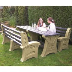 Premier Table and Seat Set - 6 Seater