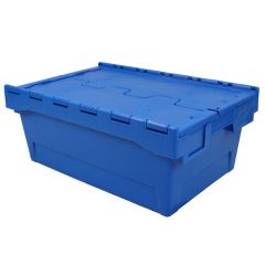 Heavy Duty Plastic Box Euro Stackable Container With Lid - 39 Litres