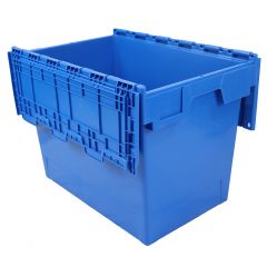 Heavy Duty Plastic Box Euro Stackable Container With Lid - 75 Litres