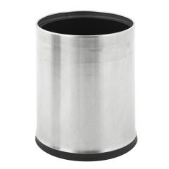 Steel Open Top Concealed Liner Waste Bin - 10 Litre