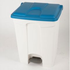 Plastic Pedal Operated Recycling Bin - 70 Litre
