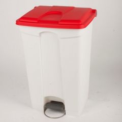 Plastic Pedal Operated Recycling Bin - 90 Litre