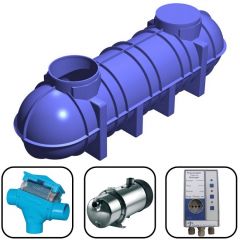 4400 Litres Direct Pressure Underground Rainwater Harvesting System