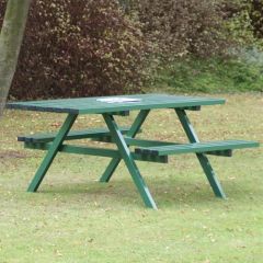 Steel Wheelchair Friendly Picnic Table