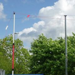HSE GS6 Telescopic Goalposts with Bunting