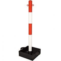 Heavy Duty Chain Post with Metal Base with Handles