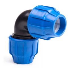 MDPE Pipe Compression Elbow Coupling