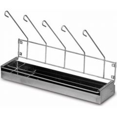 Stainless Steel 5 Urinal Drainage Rack